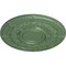 Ekena Millwork Dauphine Ceiling Medallion (Fits Canopies up to 13 1/4"), 33 7/8"OD x 1 3/8"P, Athenian Green CM33DAAGF - alternate 4